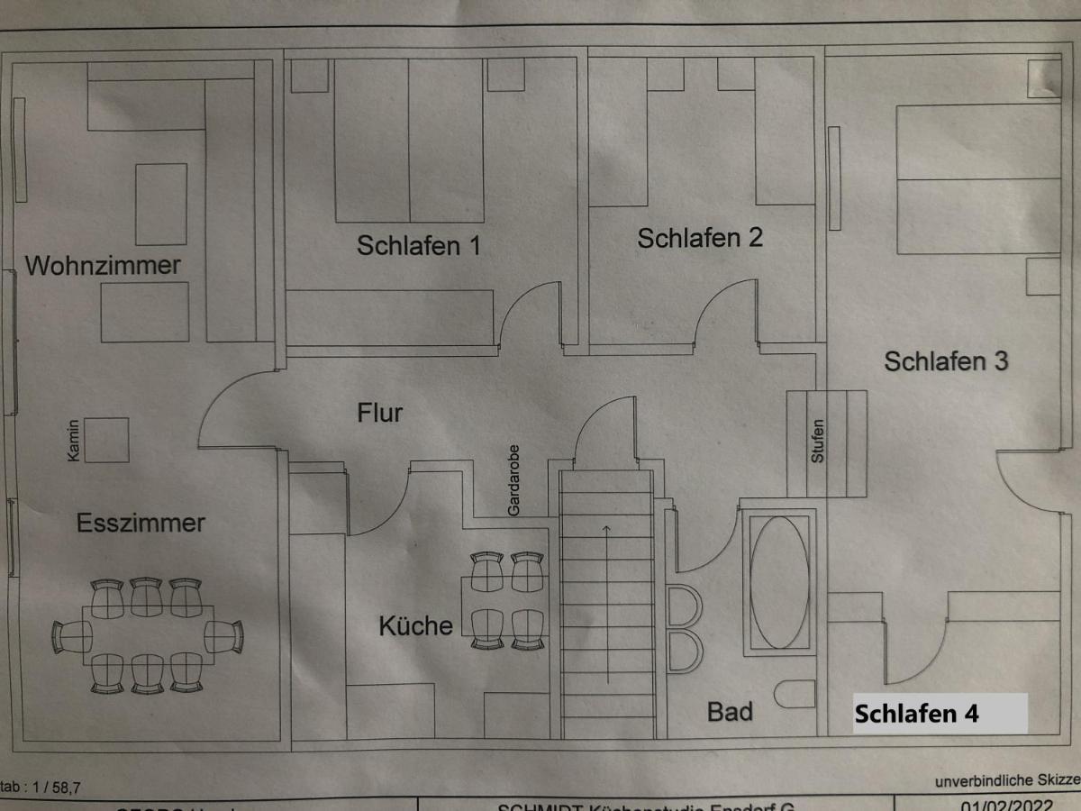 Ironico Homestay 4 Schlafzimmer Ferienwohnung 100 M2 Nahe Bostalsee Eisen  Esterno foto